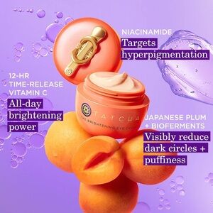 Tatcha Brightening Eye Cream with Vitamin-C for Dark Circles NIB